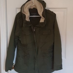 Olive green American Eagle Coat